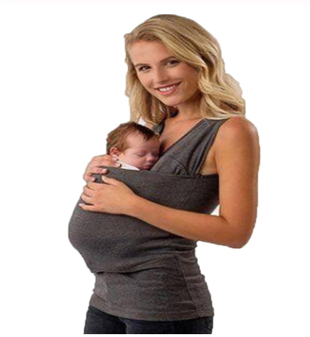 Mom Carrier Baby Tshirt Cloth Kids DealSniper.net Mam Grey 2XL