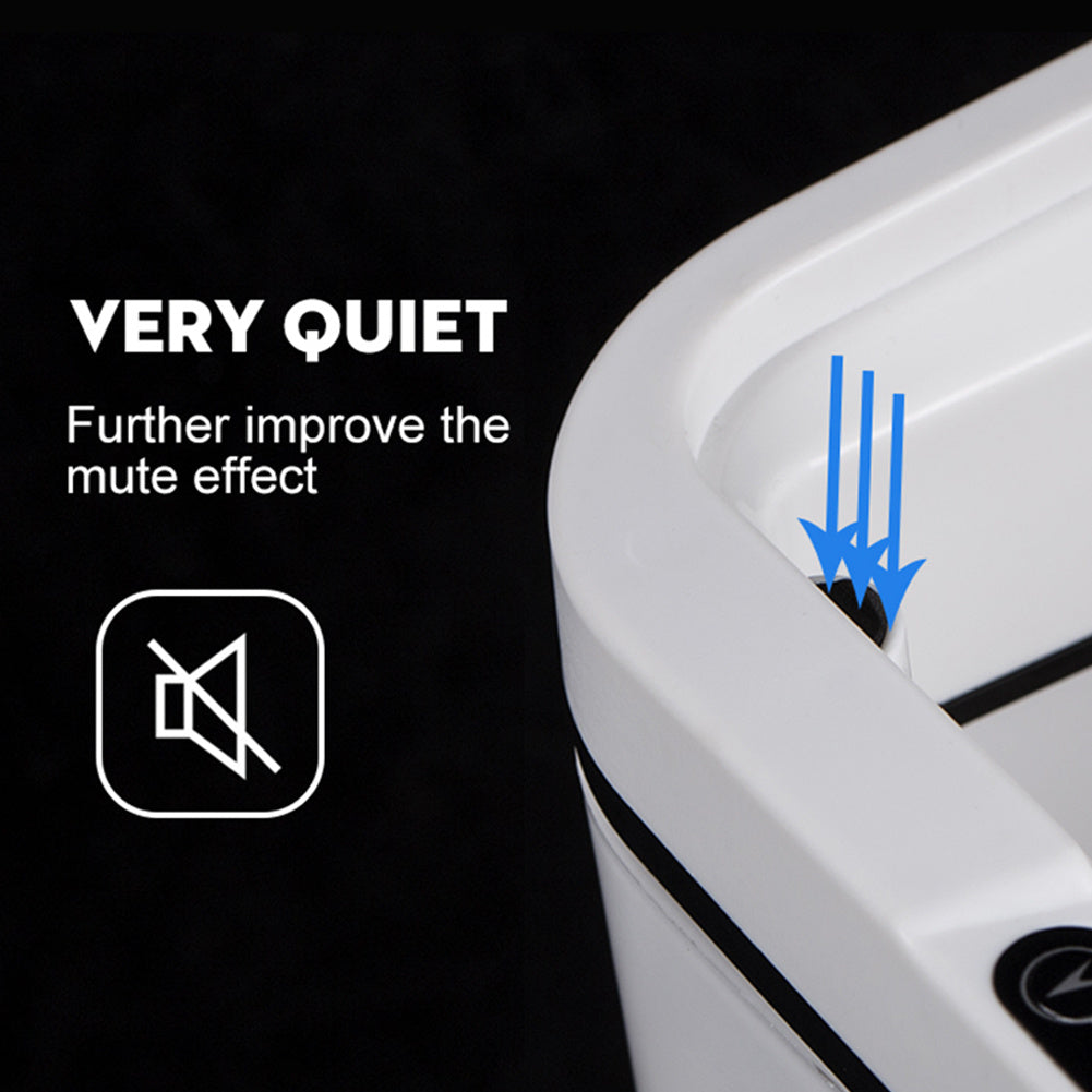 Automatic Induction Flip Trash Can Kitchen DealSniper.net