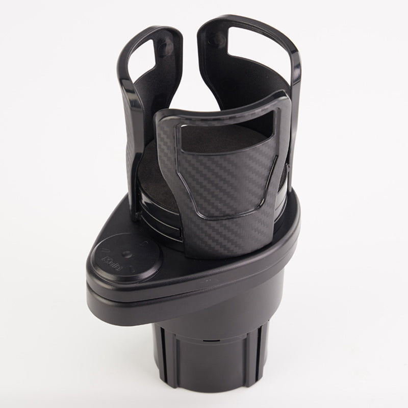 Multifunctional Vehicle-mounted Water Cup Drink Holder Bracket Cup Holder Vehicle dealsniper-net Carbon fiber black 1pc