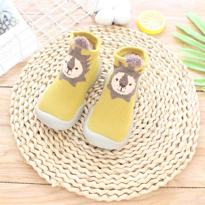 Children floor socks Kids DealSniper.net Yellow 12.5cm