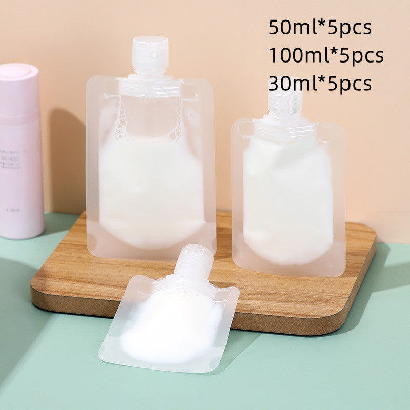 Transparent Travel Portable Fluid Makeup Packing Bag Travel dealsniper-net Set 15PCS