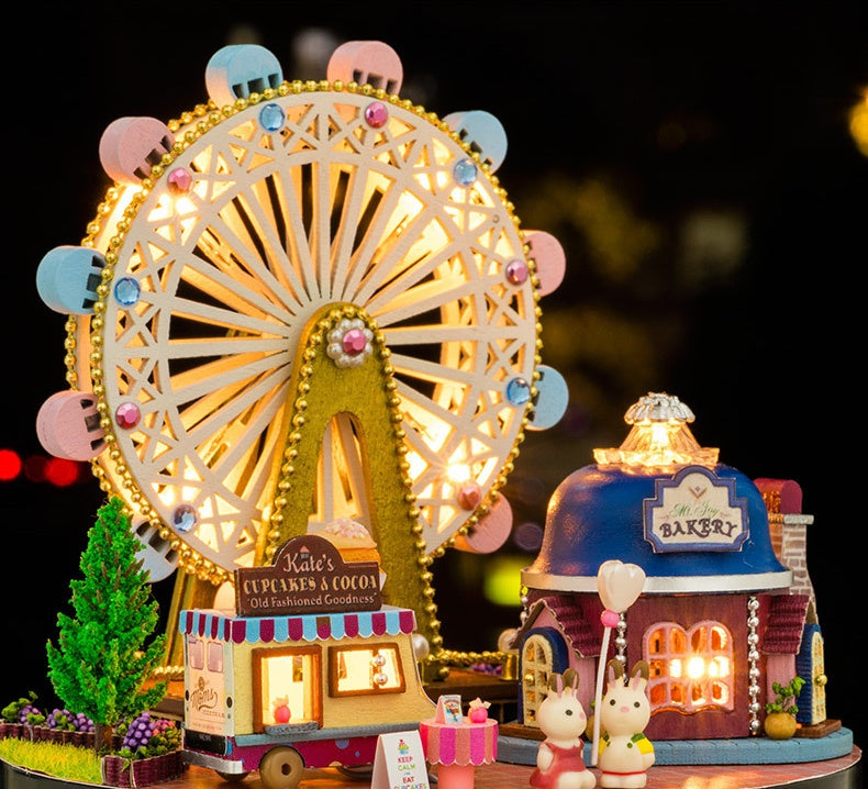 Ferris wheel transparent cover building block toy Kids DealSniper.net