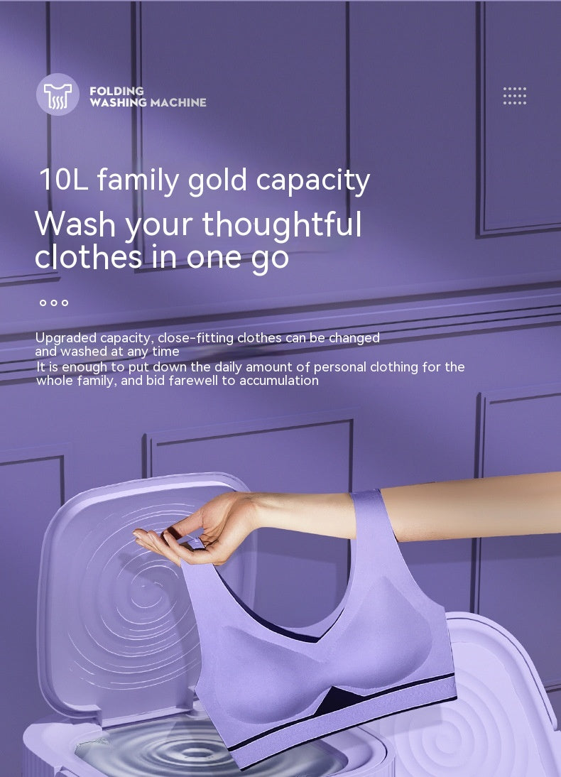 Plastic Folding Washing Machine Automatic Washing Integrated Home DealSniper.net