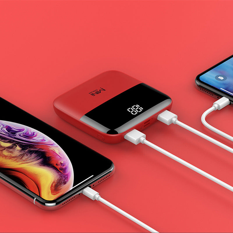 10000mAh Mini Power Bank Gadgets DealSniper.net Red