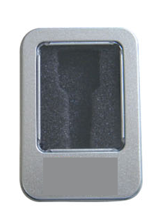 The supply of tin metal key U disk laser logo custom gift USB key flash memory bank Gadgets DealSniper.net Tin box