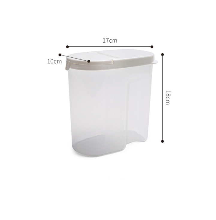 Whole grains sealed cans plastic kitchen food storage box Kitchen DealSniper.net M