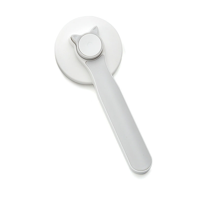 Cat Grooming Brush, Self Cleaning Slicker Brushes For Pet Pets DealSniper.net White