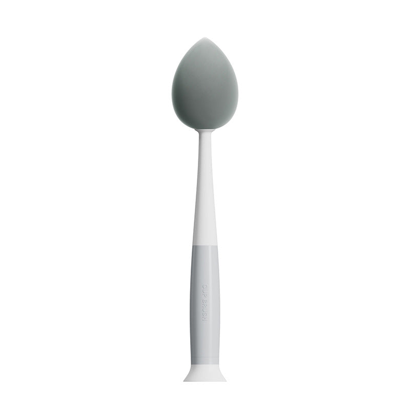 Creative Cosmetic Egg Three-in-one Cup Brush Detachable House Gym From House White