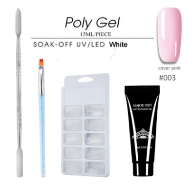Nail Art Fast-drying Phototherapy Glue Multi-Color Extension Glue 15ml Set Beauty DealSniper.net 03 suit