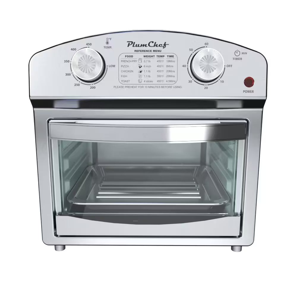 Stainless Steel 12 Liter Air Fryer With Dual Knob Control Kitchen DealSniper.net