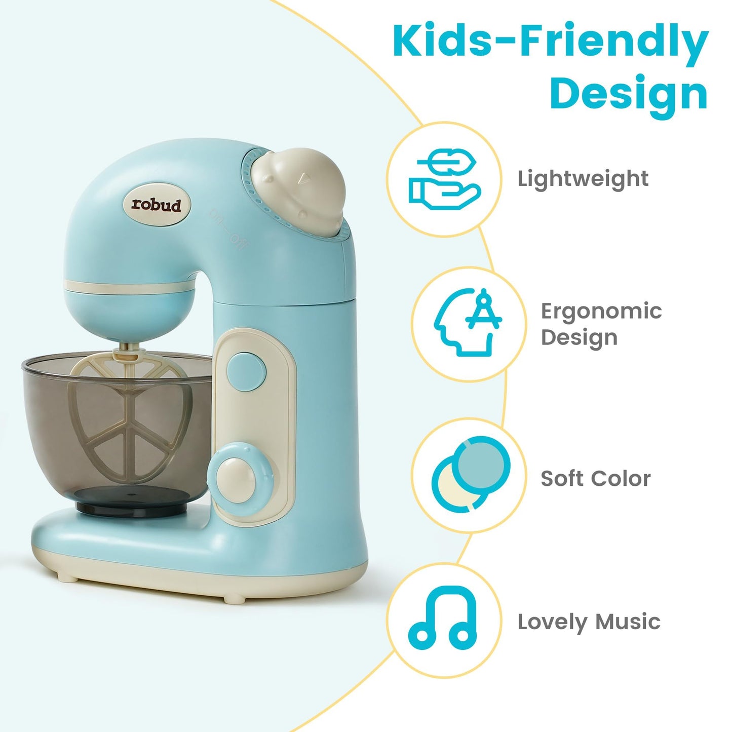 Wooden Pretend Play Whisk Toy Blender Kitchen Gift Kids DealSniper.net