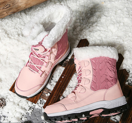 Womens Warm Snow Boots Women DealSniper.net Pink 36