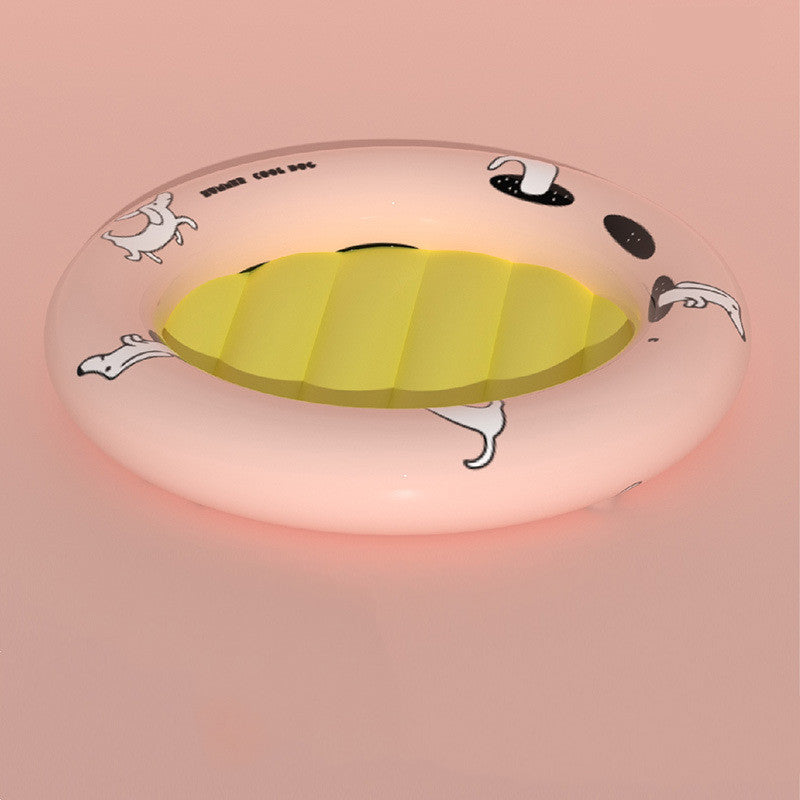 Summer Deep Sleep Breathable Ice Silk Pet Nest Pets dealsniper-net Orange 45cm