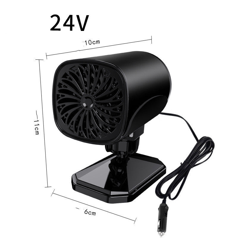 Speed Heating Fan For Heating Electric Heater In Car Vehicle DealSniper.net 24V black 9049C Car plug