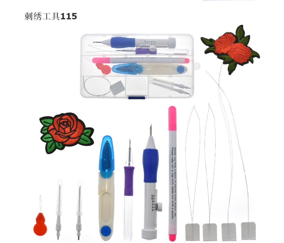 DIY Embroidery Set + 50 Threads Hobby dealsniper-net Suit 115
