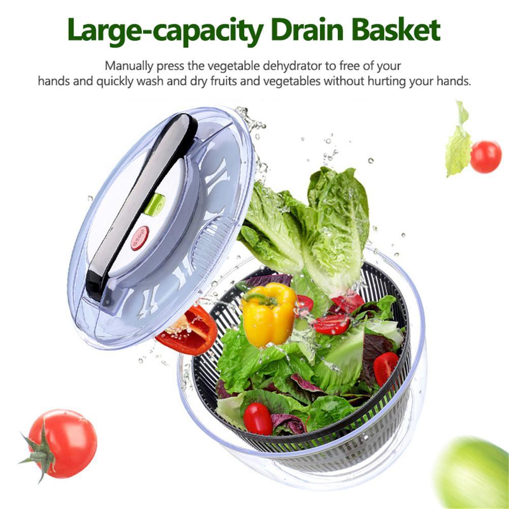 Useful Vegetables Fruits Dryer Salad Spinner Fruit Wash Clean Basket Kitchen DealSniper.net