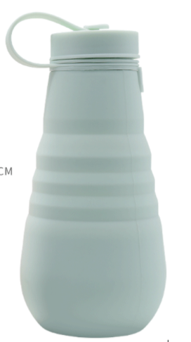 Creative Foldable Travel Portable Silicone Sports Bottle Travel dealsniper-net Green 500ML