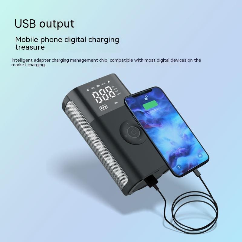 Car Wireless Digital Display Air Pump Multi-function Tire Pump Vehicle DealSniper.net