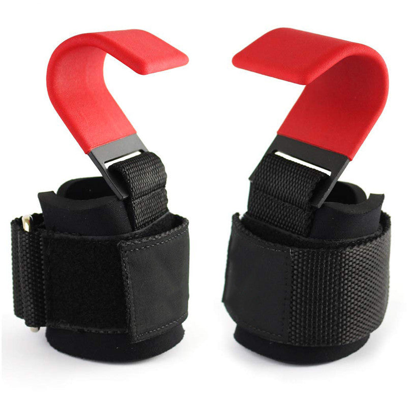 Fitness Weightlifting Squat Power Hook Horizontal Bar Sports DealSniper.net Red