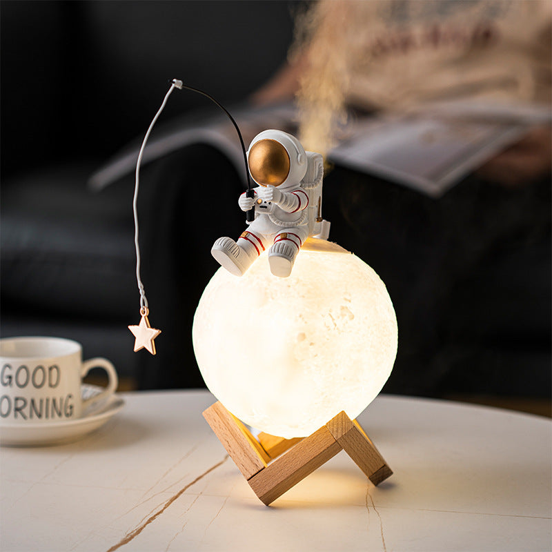 Astronaut Figurines Home Decoration Resin Space Night Light Home Decor DealSniper.net