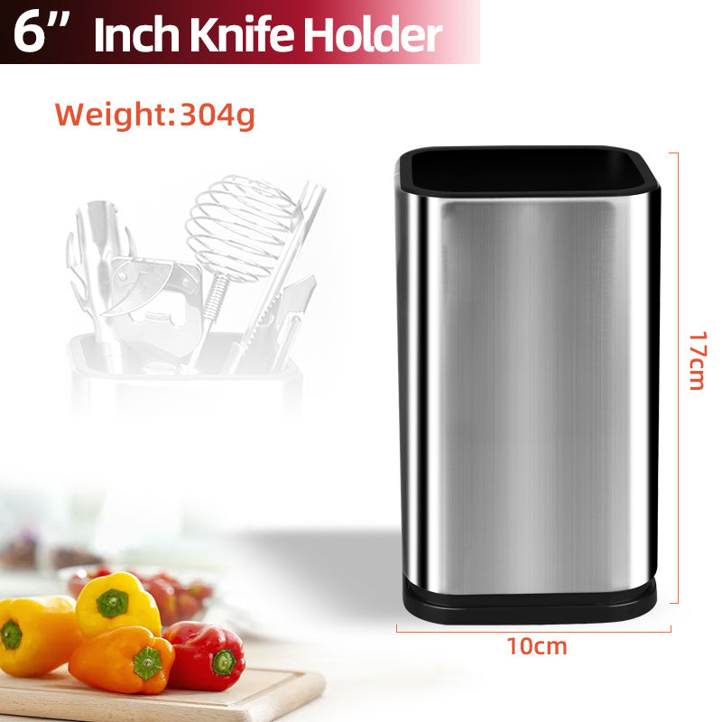 Drainable Knife Chopping Board Holder Size Chopper Holder Kitchen DealSniper.net 6inchstoragebarrel