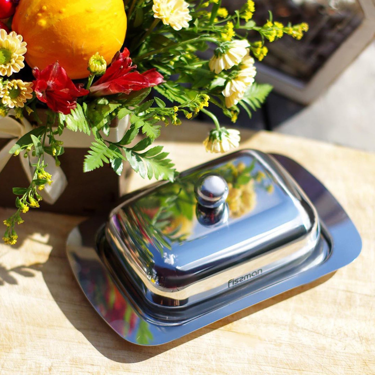 Stainless Steel 304 Kitchen Butter Storage Box Kitchen DealSniper.net