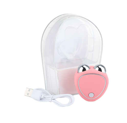Micro Current Beauty Instrument Roller Instrument Beauty Massager Face Beauty dealsniper-net Pink A