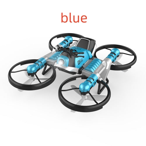 WiFi FPV RC Drone Motorcycle 2 in 1 Foldable Helicopter Electronics DealSniper.net blue