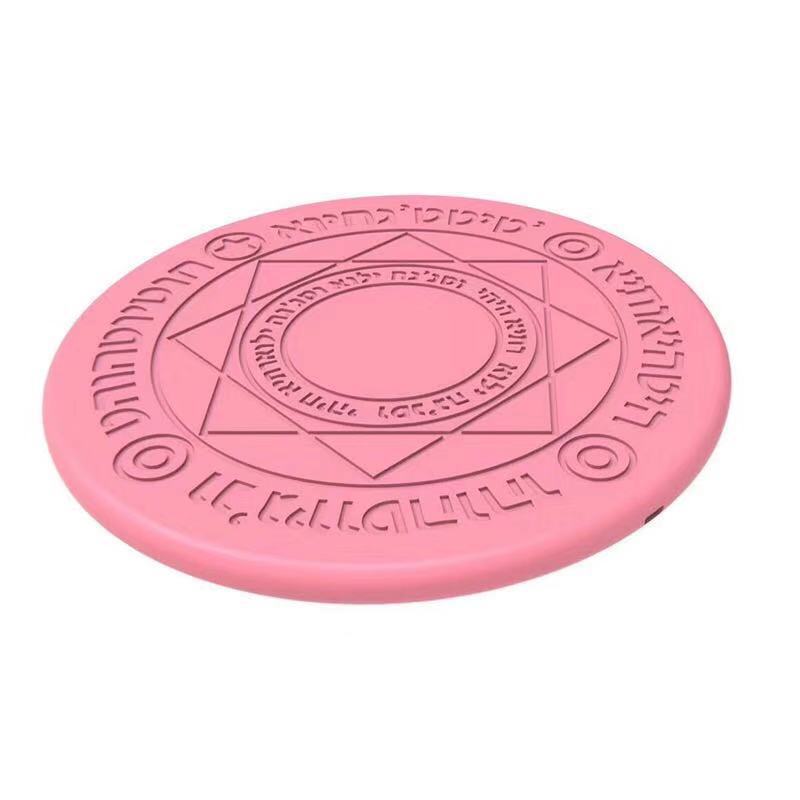 Magic circle wireless charger Electronics DealSniper.net Pink 10W