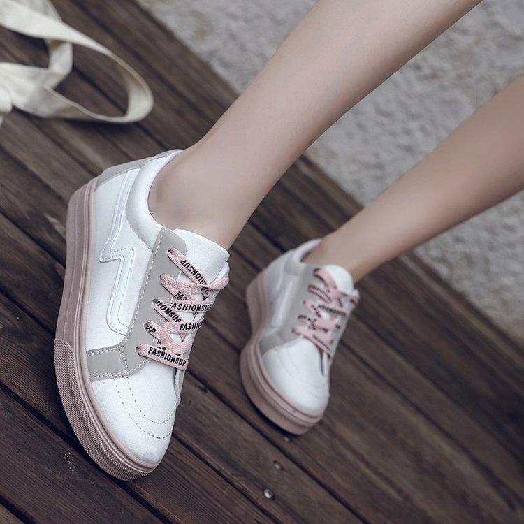 Korean student ulzzang harajuku flat casual shoes Women DealSniper.net white 36