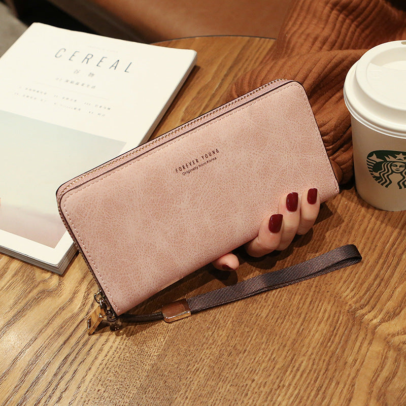 Maude - Vegan Womens Faux Leather Clutch Women DealSniper.net Pink