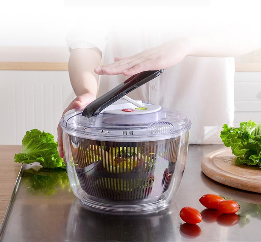 2-in-1 Washing Dehydrating Press Salad Bowl Kitchen DealSniper.net