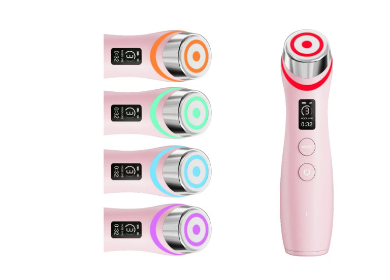 Color Light Import Micro Current Vibration Massager Beauty DealSniper.net Pink