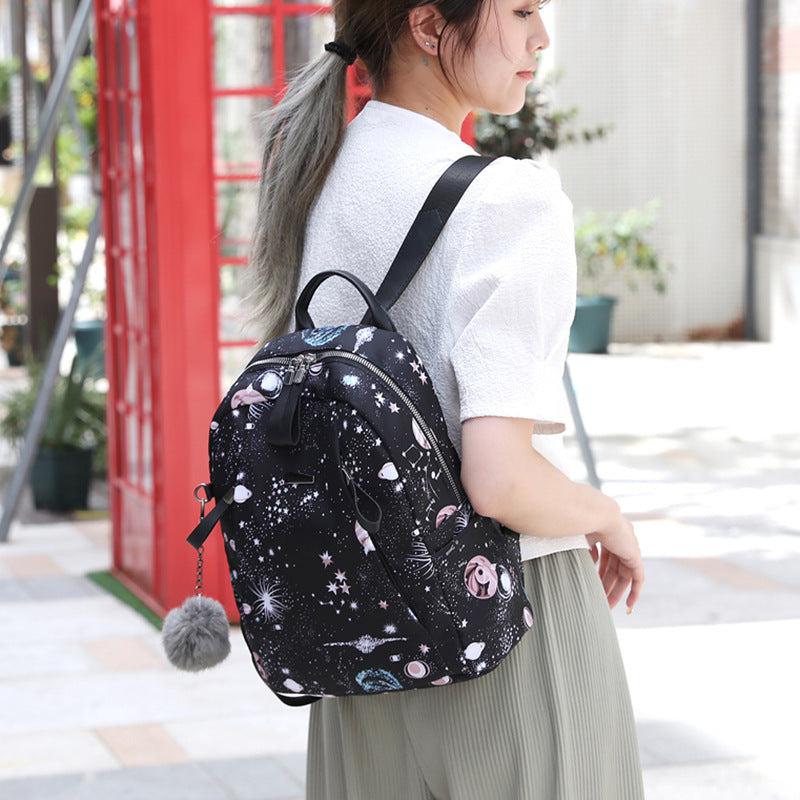 Ins Fashion Backpack Women Solid School Bag Women DealSniper.net