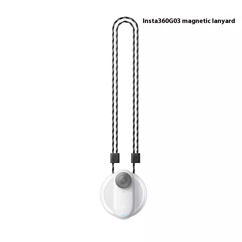 Special Magnetic Lanyard Sports Camera Sports DealSniper.net Insta360 GO3 White