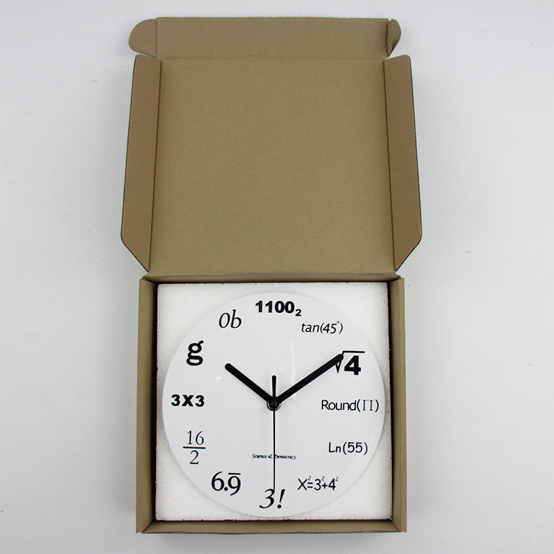 Mathematical formula wall clock Home DealSniper.net