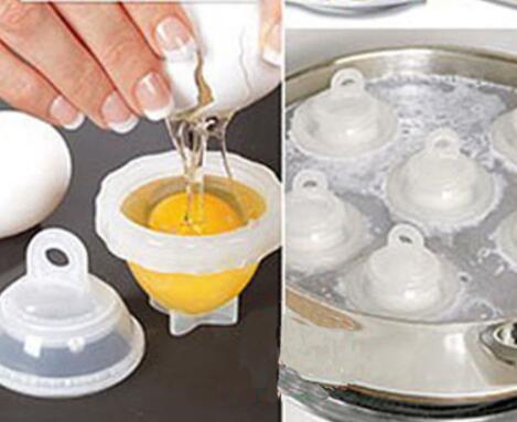 Hot 1 Set7 Piece Hard Boil Egg Cooker 6 Eggies Without Shells Kitchen DealSniper.net