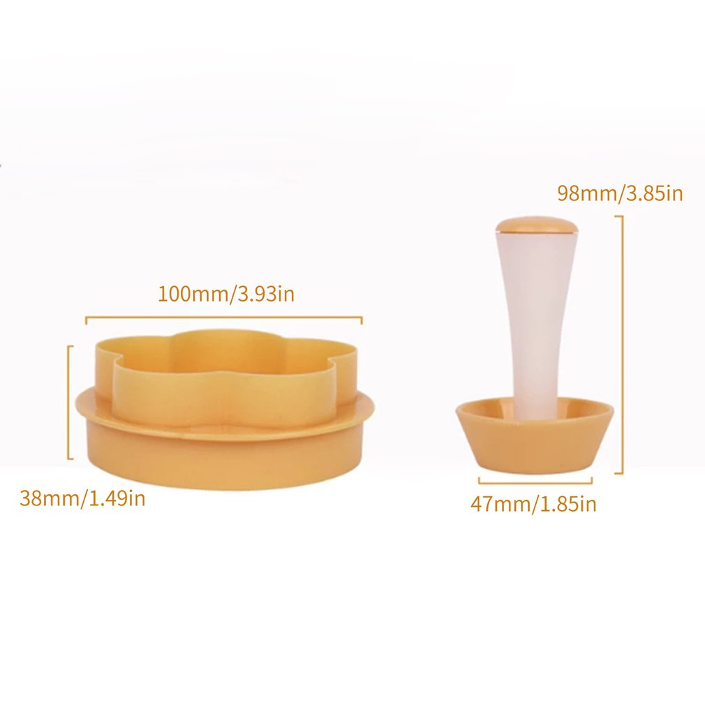 Plastic Pastry Tamper Tart Shell Molds Cake Cutter Flower Round Hobby dealsniper-net