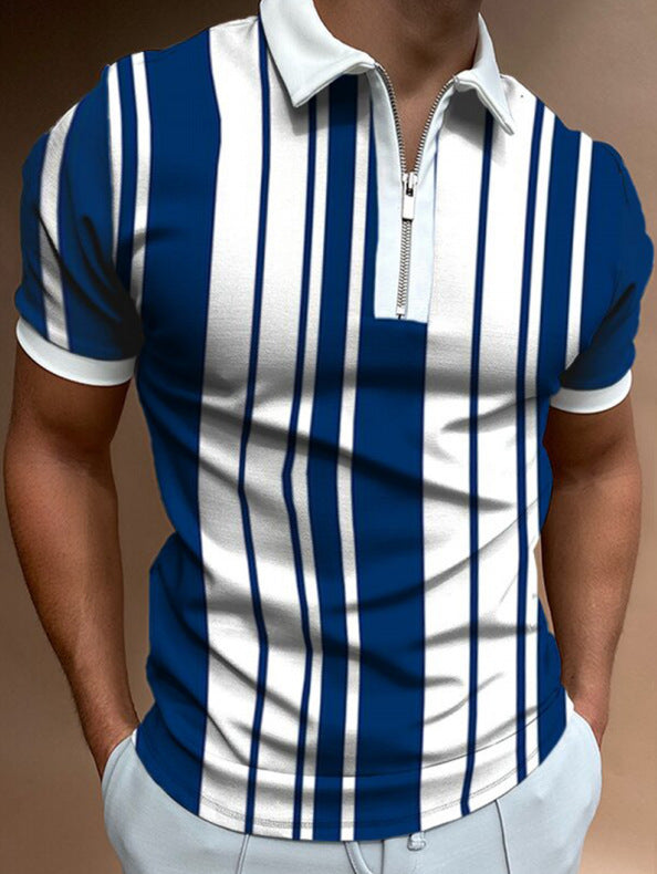 Men's Polo Shirt Men Solid Polo Shirts Brand Men Short-Sleeved Shirt Men dealsniper-net 15style 2XL