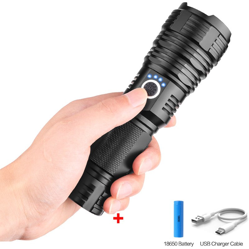 USB charging P70 outdoor flashlight Outdoor DealSniper.net B