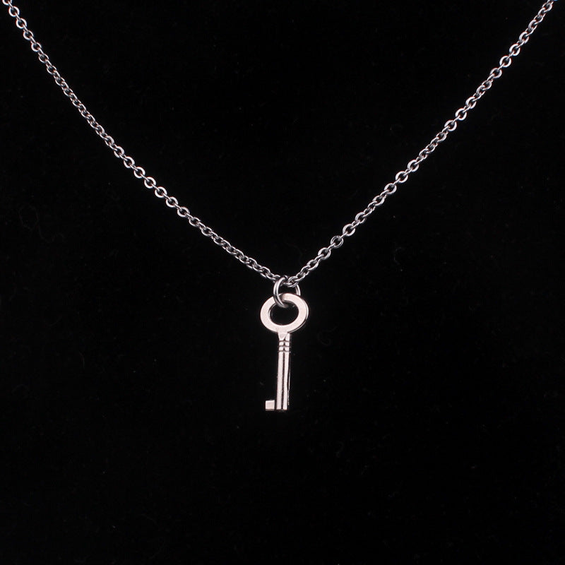 Unlockable Personality Necklace Couple Lock And Key Pendant Jewelry DealSniper.net