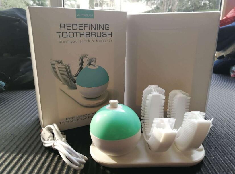 U-Shape Automatic Electric Toothbrush 360 Degrees Ultrasonic Beauty dealsniper-net