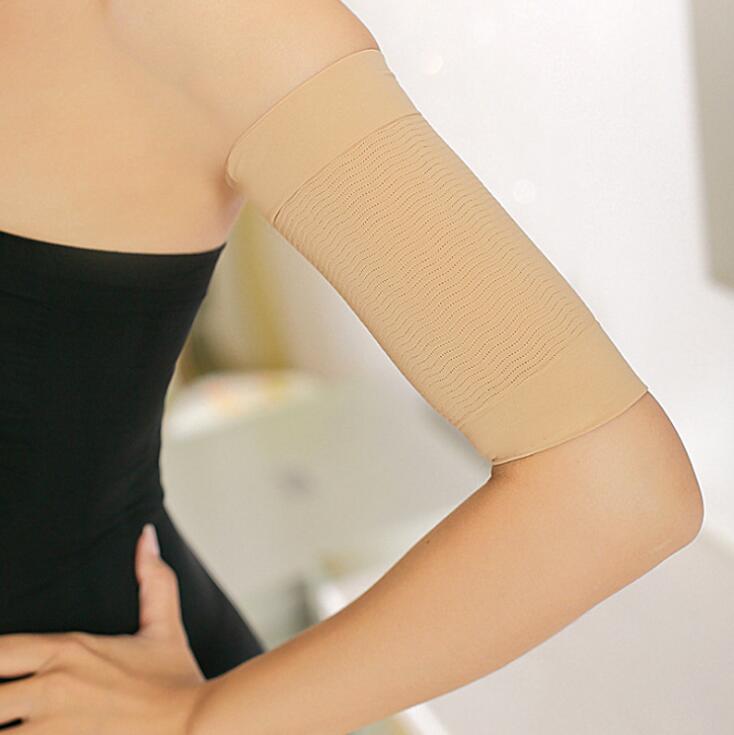 Women Arm Shaping Sleeves Ladies Elastic Slimming Shaperwear Deals DealSniper.net Natural