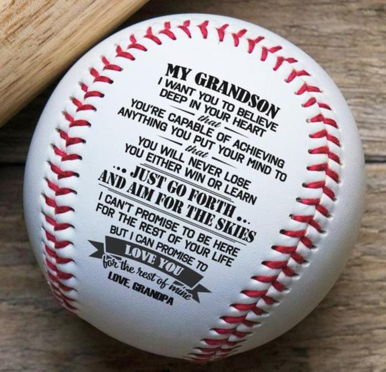 Hard Baseball Safety Ball Training Solid Ball Kids DealSniper.net Grandpa to Grandson 9inch