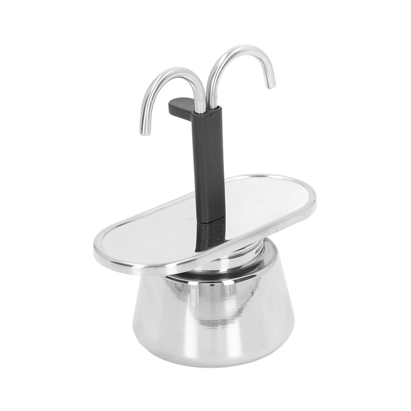 Moka Pot Dual Pipe Stainless Steel Durable Food Grade Kitchen DealSniper.net