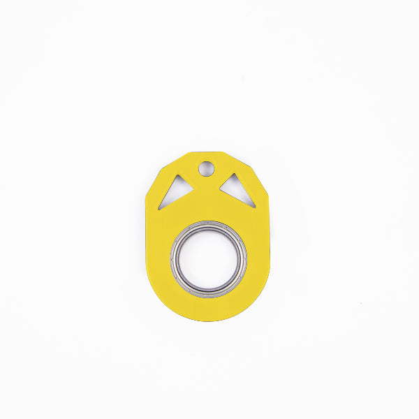 Creative Fidget Spinner Toy Keychain Hand Spinner Anti-Anxiety Toy Deals dealsniper-net Yellow 17mm 1PC