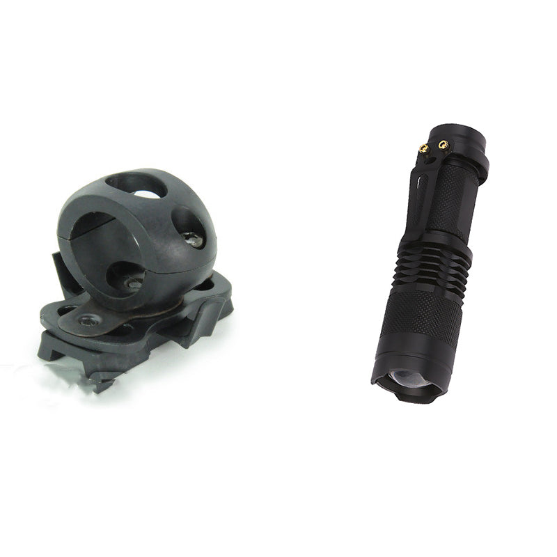 Helmet flashlight socket Vehicle DealSniper.net Black With flashlight