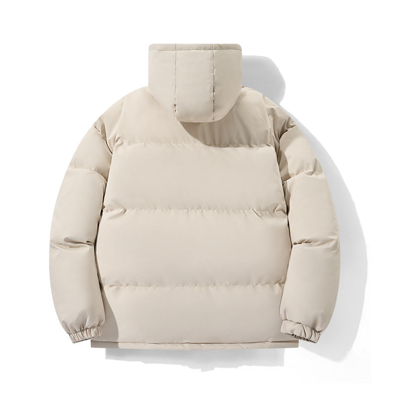 Cotton Loose Thickening Keep Warm Casual Hooded Coat Men DealSniper.net