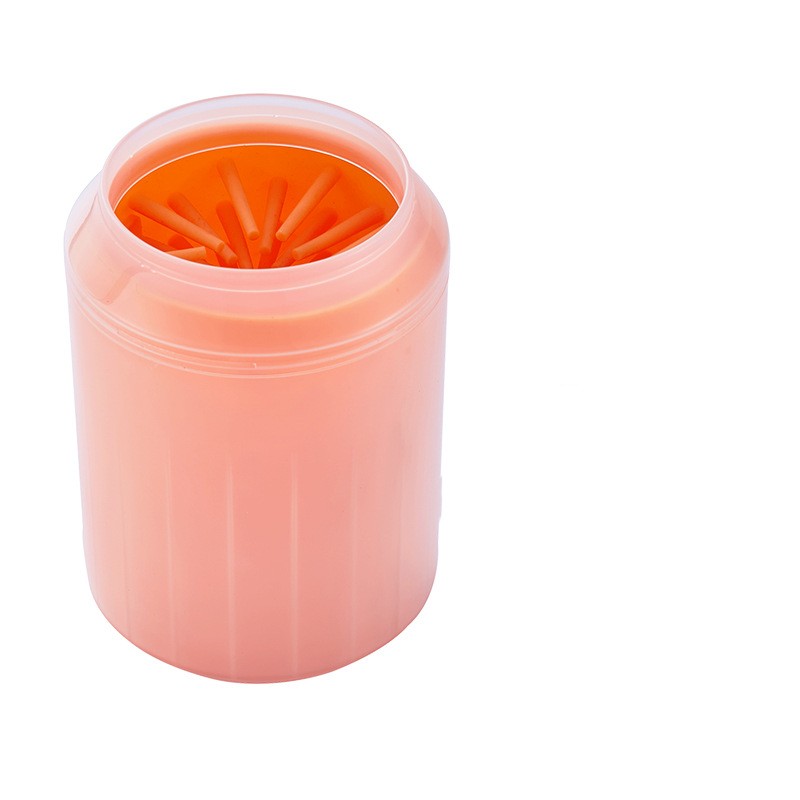 Pet Foot Washing Cup Dogs And Cats Automatic Claw Pets Gym From House Orange Large Size