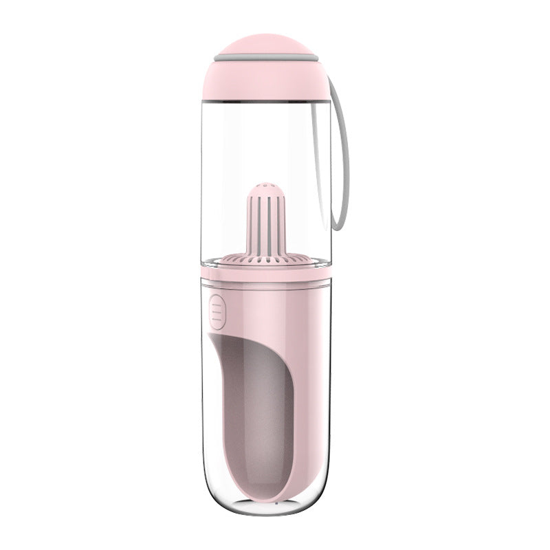 Outdoor travel water bottle for pets out cup Pets dealsniper-net Pink
